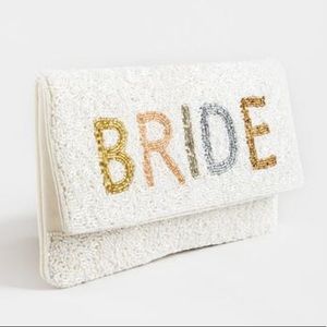 BRIDE beaded clutch